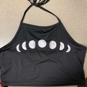 Phases of moon halter top